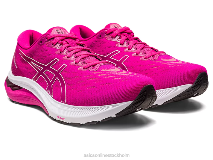 Asics gt-2000 11 kvinnor D6D02650 rosa rave/plommon