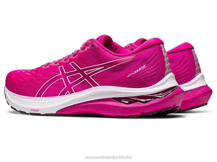 Asics gt-2000 11 kvinnor D6D02650 rosa rave/plommon
