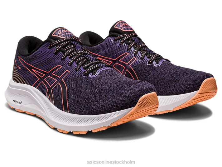 Asics gt-4000 3 kvinnor D6D02613 svart/papaya