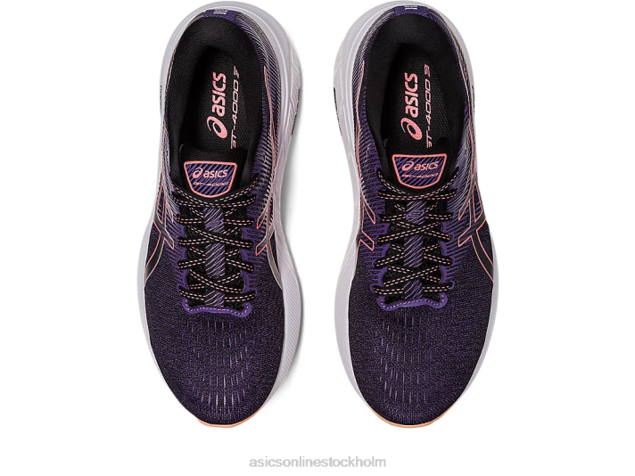 Asics gt-4000 3 kvinnor D6D02613 svart/papaya