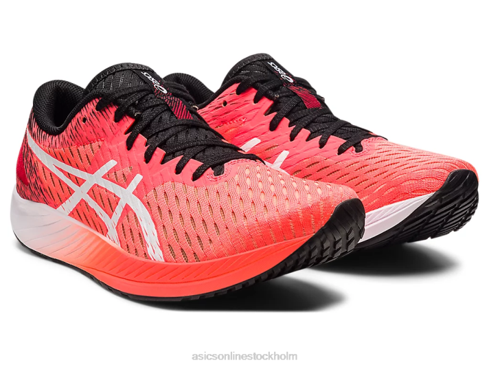 Asics hyperhastighet kvinnor D6D03885 soluppgång röd/vit
