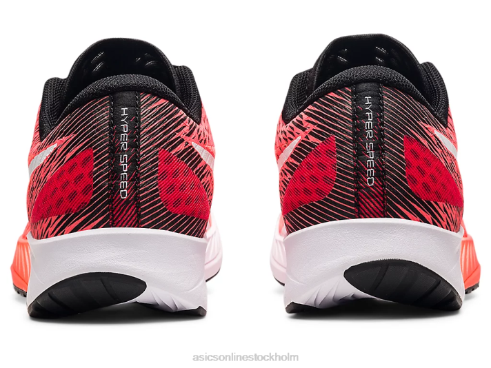 Asics hyperhastighet kvinnor D6D03885 soluppgång röd/vit