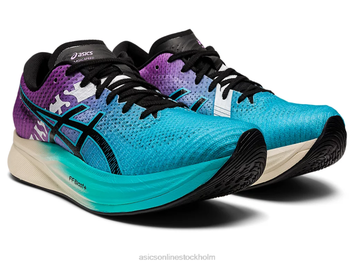 Asics magisk hastighet 2 ekiden kvinnor D6D02775 akvarium/svart