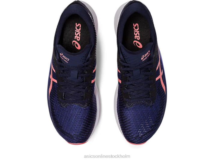 Asics magisk hastighet 2 kvinnor D6D02327 indigoblått/papaya