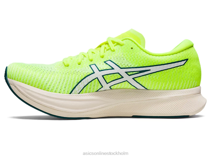 Asics magisk hastighet 2 kvinnor D6D02700 säkerhetsgul/vit