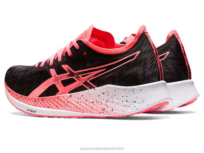 Asics magisk hastighet kvinnor D6D03649 svart/flammande korall