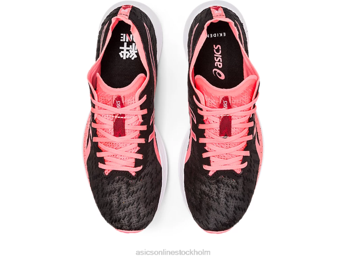 Asics magisk hastighet kvinnor D6D03649 svart/flammande korall