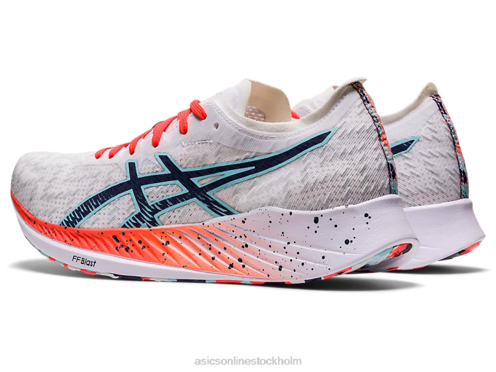 Asics magisk hastighet kvinnor D6D03741 vit/åskblå