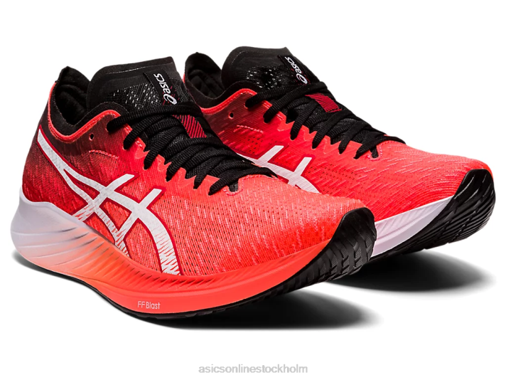 Asics magisk hastighet kvinnor D6D03949 soluppgång röd/vit