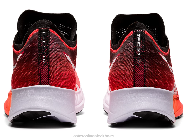 Asics magisk hastighet kvinnor D6D03949 soluppgång röd/vit