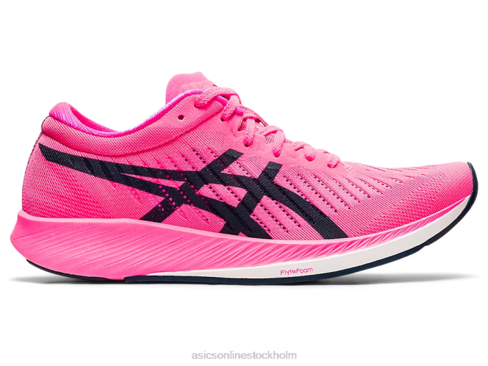 Asics metaracer kvinnor D6D04046 varm rosa/fransk blå