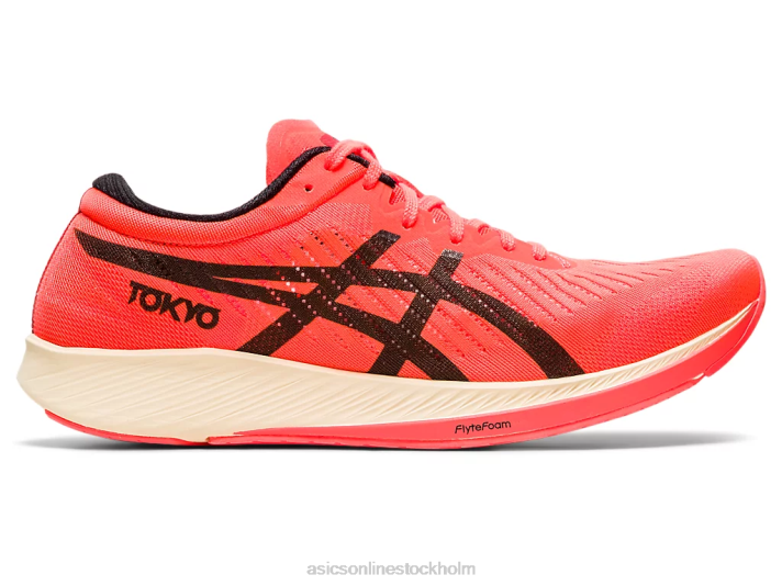 Asics metaracer tokyo kvinnor D6D04159 soluppgång röd/svart