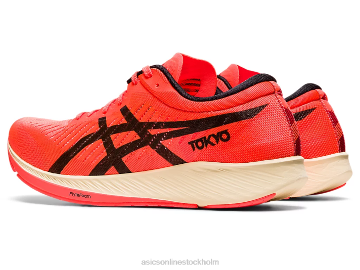 Asics metaracer tokyo kvinnor D6D04159 soluppgång röd/svart