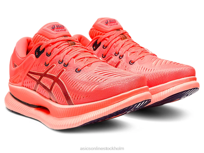 Asics metarid kvinnor D6D03956 soluppgång röd/midnatt