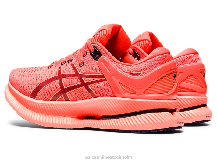 Asics metarid kvinnor D6D03956 soluppgång röd/midnatt