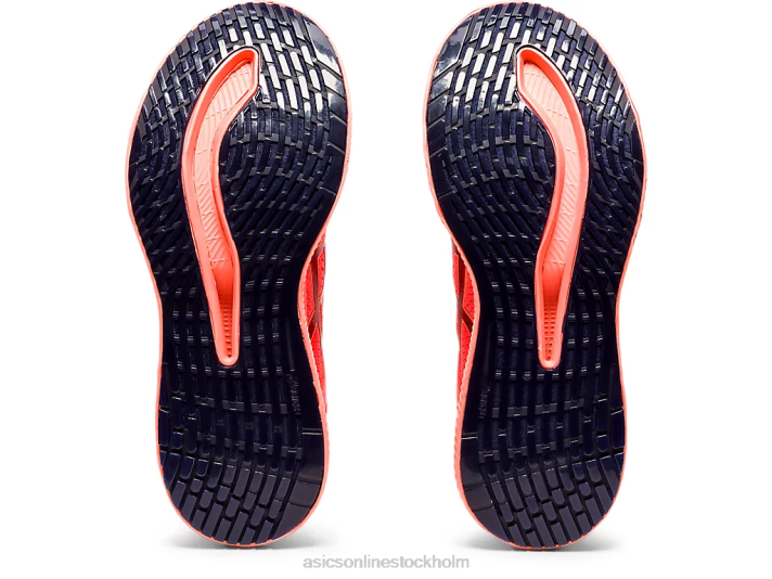 Asics metarid kvinnor D6D03956 soluppgång röd/midnatt