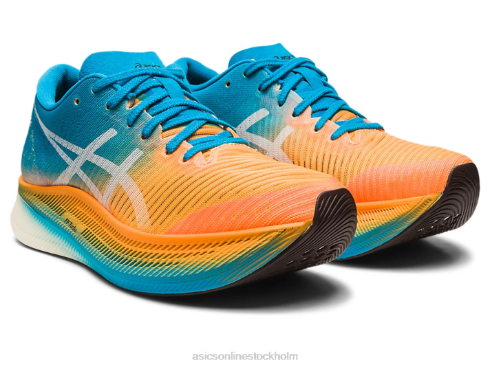 Asics metaspeed himmel kvinnor D6D02633 orange pop/öblå