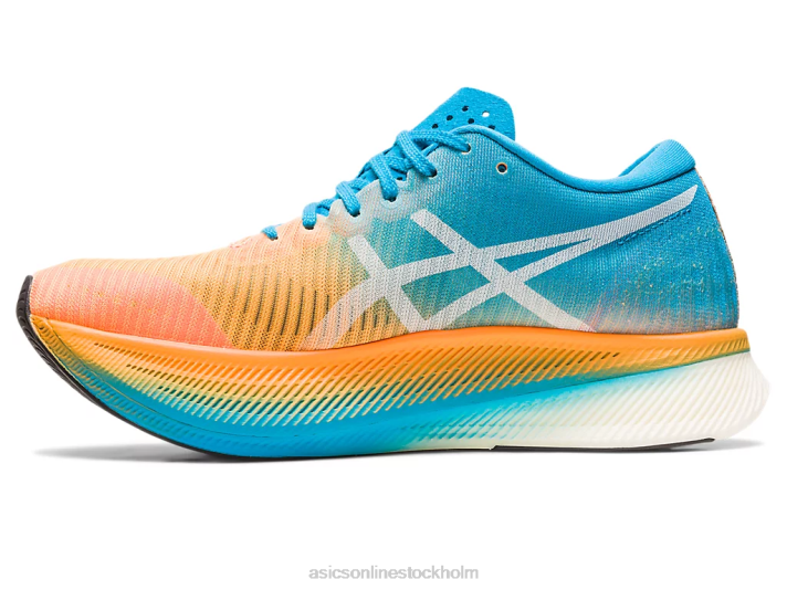 Asics metaspeed himmel kvinnor D6D02633 orange pop/öblå
