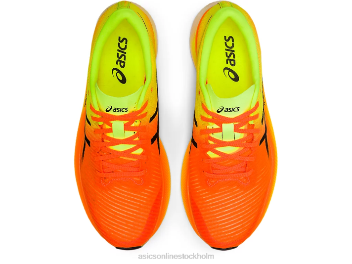 Asics metaspeed kant kvinnor D6D02845 chockerande orange/svart