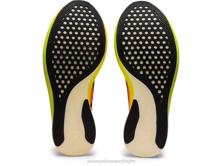 Asics metaspeed kant kvinnor D6D02845 chockerande orange/svart