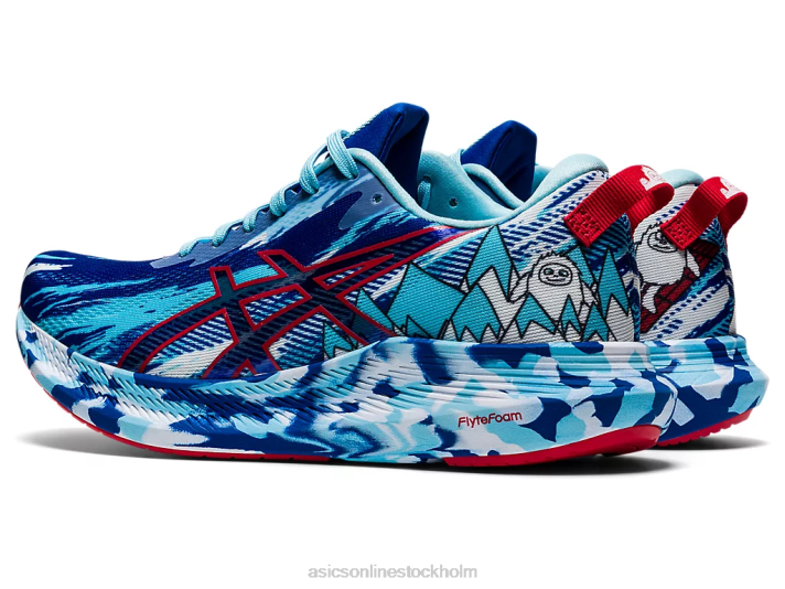 Asics noosa tri 13 kvinnor D6D02965 blått/hav förfall