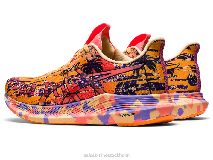 Asics noosa tri 14 kvinnor D6D02383 orange pop/flammande korall