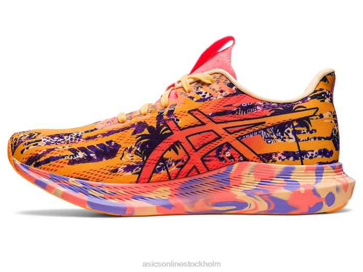 Asics noosa tri 14 kvinnor D6D02383 orange pop/flammande korall
