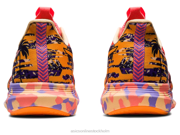 Asics noosa tri 14 kvinnor D6D02383 orange pop/flammande korall