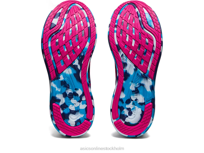 Asics noosa tri 14 kvinnor D6D02397 diva rosa/indigoblå