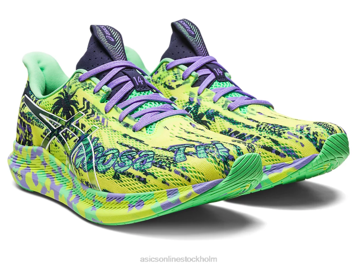 Asics noosa tri 14 kvinnor D6D02412 säkerhetsgul/midnatt