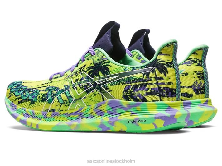 Asics noosa tri 14 kvinnor D6D02412 säkerhetsgul/midnatt