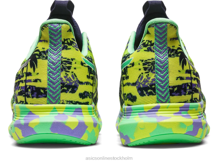 Asics noosa tri 14 kvinnor D6D02412 säkerhetsgul/midnatt