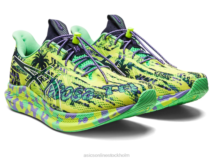 Asics noosa tri 14 kvinnor D6D02412 säkerhetsgul/midnatt