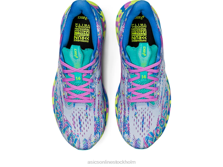 Asics noosa tri 14 kvinnor D6D03117 mjuk himmel/havsglas