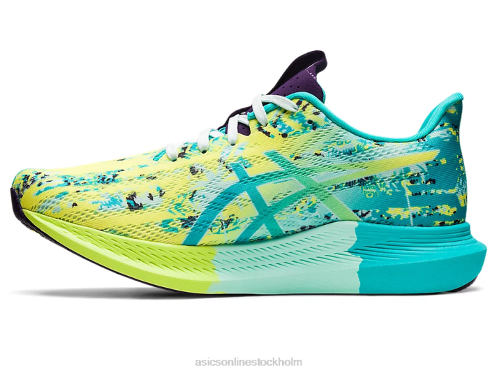 Asics noosa tri 14 kvinnor D6D03118 säkerhetsgult/lugnande hav