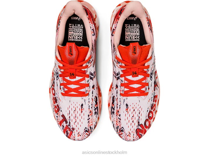 Asics noosa tri 14 kvinnor D6D03120 vit svart