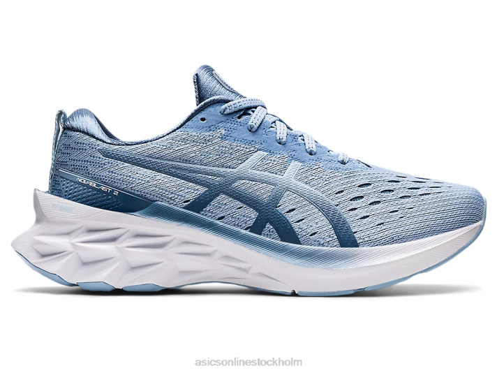 Asics novablast 2 kvinnor D6D03908 dimma/mjuk himmel