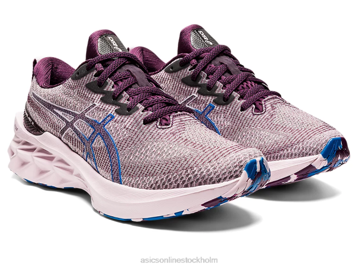 Asics novablast 2 le kvinnor D6D03527 djupt plommon/knappt rosa