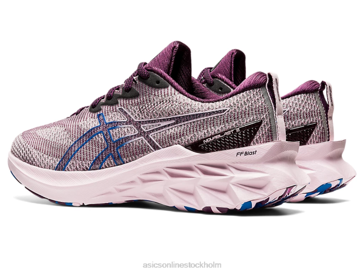 Asics novablast 2 le kvinnor D6D03527 djupt plommon/knappt rosa