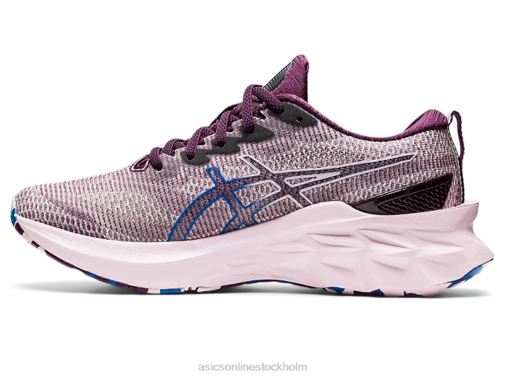 Asics novablast 2 le kvinnor D6D03527 djupt plommon/knappt rosa