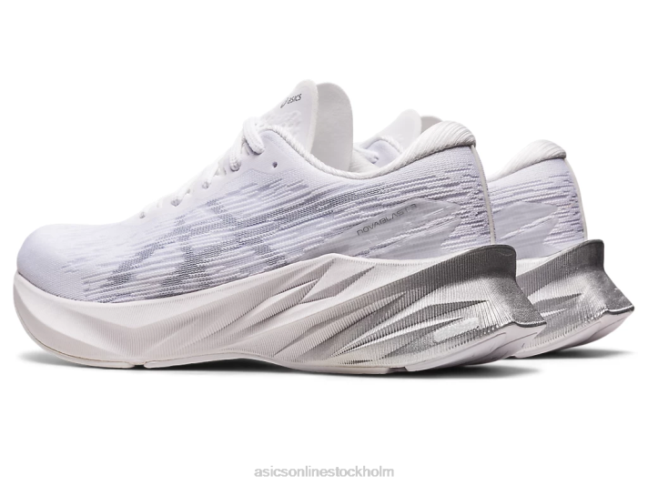 Asics novablast 3 kvinnor D6D02405 vit/piemontegrå