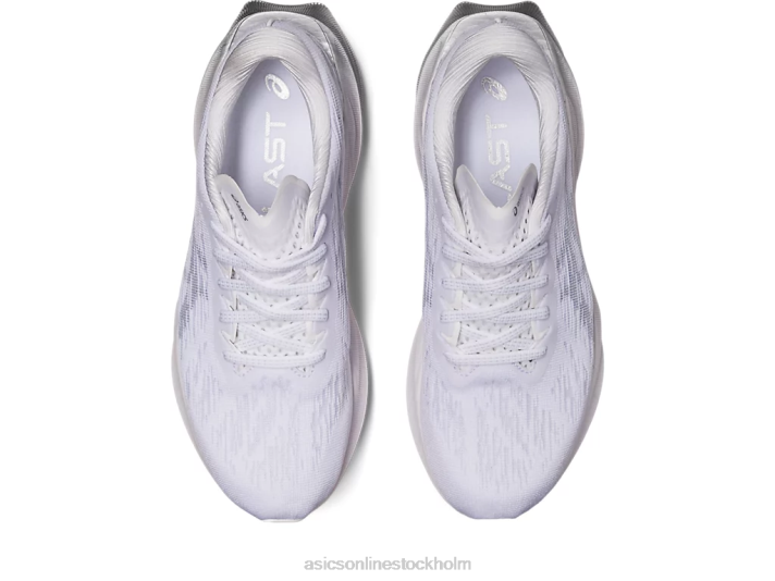 Asics novablast 3 kvinnor D6D02405 vit/piemontegrå