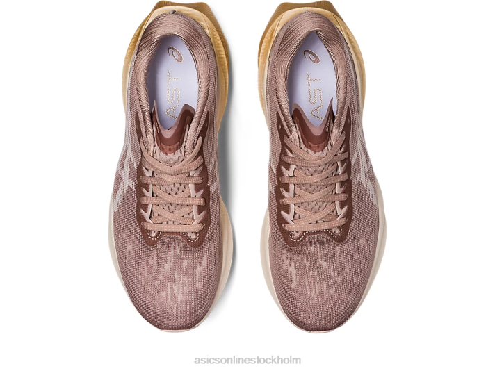 Asics novablast 3 kvinnor D6D02428 fawn/mineralbeige