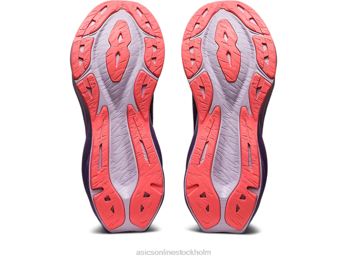 Asics novablast 3 kvinnor D6D02460 svart/dammig lila