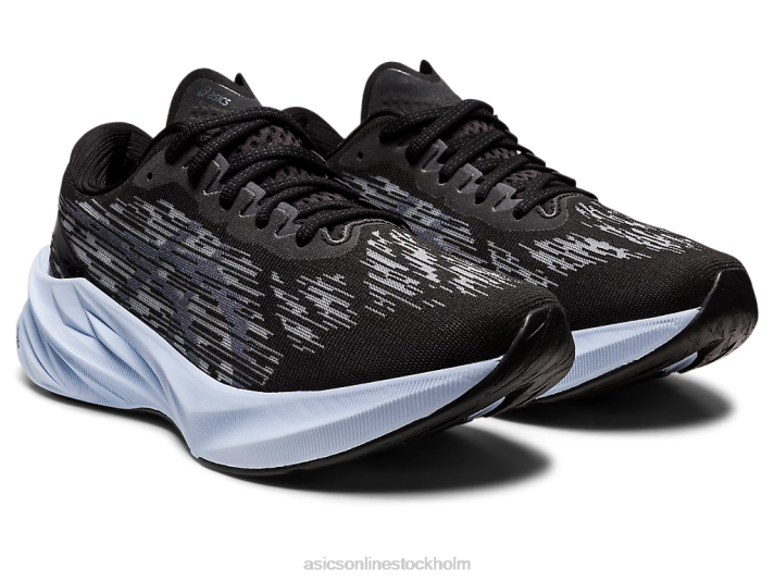 Asics novablast 3 kvinnor D6D02864 svart/plåtsten