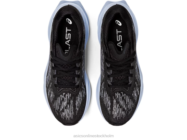 Asics novablast 3 kvinnor D6D02864 svart/plåtsten