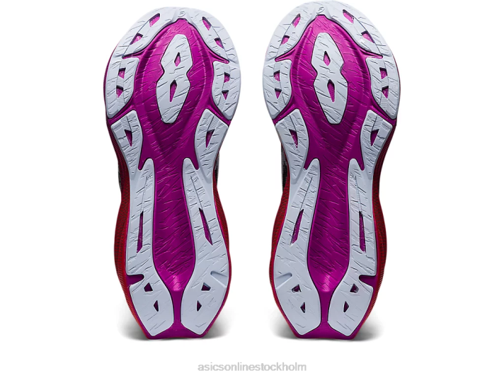 Asics novablast 3 kvinnor D6D02865 svart/mjuk himmel