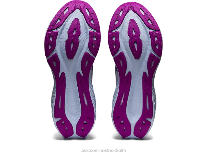 Asics novablast 3 kvinnor D6D02887 vit/dykblå