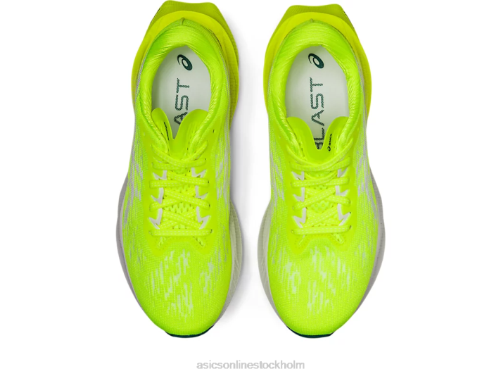 Asics novablast 3 kvinnor D6D02959 säkerhetsgul/vit