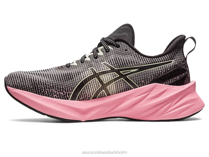 Asics novablast 3 le kvinnor D6D02267 svart/rosa rave